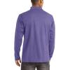 imageTACVASEN Mens Quarter Zip Up Pullover Long Sleeve Sweatshirt 14 Zip Golf Shirt Winter Fleece Lined Thermal PulloverPurple