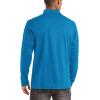 imageTACVASEN Mens Quarter Zip Up Pullover Long Sleeve Sweatshirt 14 Zip Golf Shirt Winter Fleece Lined Thermal PulloverSea Blue