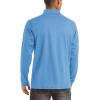 imageTACVASEN Mens Quarter Zip Up Pullover Long Sleeve Sweatshirt 14 Zip Golf Shirt Winter Fleece Lined Thermal PulloverSky Blue