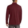 imageTACVASEN Mens Quarter Zip Up Pullover Long Sleeve Sweatshirt 14 Zip Golf Shirt Winter Fleece Lined Thermal PulloverWine Red