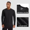 imageTACVASEN Mens Sun Shirt UPF 50 Long Sleeve UV Protection Lightweight Rash Guard Swim Shirt Quick Dry Fishing TShirtBlack