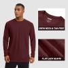 imageTACVASEN Mens Sun Shirt UPF 50 Long Sleeve UV Protection Lightweight Rash Guard Swim Shirt Quick Dry Fishing TShirtWine Red