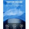 imageTACVASEN Mens UPF 50 Hoodie Shirt Rash Guard SPF UV Shirt Long Sleeve Lightweight Sun Shirt Fishing Hiking Swim ShirtAzure