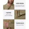 imageTACVASEN Mens UPF 50 Hoodie Shirt Rash Guard SPF UV Shirt Long Sleeve Lightweight Sun Shirt Fishing Hiking Swim ShirtDull Cyan