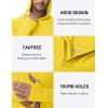 imageTACVASEN Mens UPF 50 Hoodie Shirt Rash Guard SPF UV Shirt Long Sleeve Lightweight Sun Shirt Fishing Hiking Swim ShirtYellow