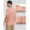 imageTACVASEN Swim Shirts for Men Rash Guard SPF Short Sleeve Sun TShirt UPF 50 Quick Dry Lightweight Fishing Water ShirtApricot