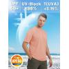 imageTACVASEN Swim Shirts for Men Rash Guard SPF Short Sleeve Sun TShirt UPF 50 Quick Dry Lightweight Fishing Water ShirtApricot