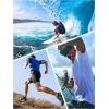 imageTACVASEN Swim Shirts for Men Rash Guard SPF Short Sleeve Sun TShirt UPF 50 Quick Dry Lightweight Fishing Water ShirtApricot