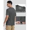 imageTACVASEN Swim Shirts for Men Rash Guard SPF Short Sleeve Sun TShirt UPF 50 Quick Dry Lightweight Fishing Water ShirtDark Grey