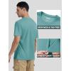imageTACVASEN Swim Shirts for Men Rash Guard SPF Short Sleeve Sun TShirt UPF 50 Quick Dry Lightweight Fishing Water ShirtGreen