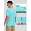 imageTACVASEN Swim Shirts for Men Rash Guard SPF Short Sleeve Sun TShirt UPF 50 Quick Dry Lightweight Fishing Water ShirtLake Blue