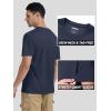 imageTACVASEN Swim Shirts for Men Rash Guard SPF Short Sleeve Sun TShirt UPF 50 Quick Dry Lightweight Fishing Water ShirtNavy