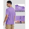 imageTACVASEN Swim Shirts for Men Rash Guard SPF Short Sleeve Sun TShirt UPF 50 Quick Dry Lightweight Fishing Water ShirtPurple