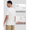 imageTACVASEN Swim Shirts for Men Rash Guard SPF Short Sleeve Sun TShirt UPF 50 Quick Dry Lightweight Fishing Water ShirtWhite