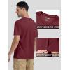 imageTACVASEN Swim Shirts for Men Rash Guard SPF Short Sleeve Sun TShirt UPF 50 Quick Dry Lightweight Fishing Water ShirtWine Red
