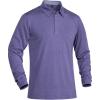 imageTACVASEN Mens Long Sleeve Golf Polo Shirts Quick Dry Performance Athletic Casual TShirt Purple L