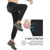 imageTACVASEN Mens Athletic Joggers with Zipper Pocket Quick Dry Lightweight Hiking Pants Stretch Running Workout SweatpantsBlack