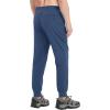 imageTACVASEN Mens Athletic Joggers with Zipper Pocket Quick Dry Lightweight Hiking Pants Stretch Running Workout SweatpantsBlue Grey