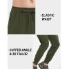 imageTACVASEN Mens Athletic Joggers with Zipper Pocket Quick Dry Lightweight Hiking Pants Stretch Running Workout SweatpantsGreen