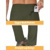 imageTACVASEN Mens Casual Pants Lightweight Quick Dry Stretch Water Resistant Joggers with Pockets Hiking Athletic WorkoutArmy Green