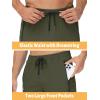 imageTACVASEN Mens Casual Pants Lightweight Quick Dry Stretch Water Resistant Joggers with Pockets Hiking Athletic WorkoutArmy Green