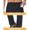 imageTACVASEN Mens Casual Pants Lightweight Quick Dry Stretch Water Resistant Joggers with Pockets Hiking Athletic WorkoutBlack