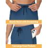 imageTACVASEN Mens Casual Pants Lightweight Quick Dry Stretch Water Resistant Joggers with Pockets Hiking Athletic WorkoutBlue Gray