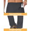 imageTACVASEN Mens Casual Pants Lightweight Quick Dry Stretch Water Resistant Joggers with Pockets Hiking Athletic WorkoutDark Gray