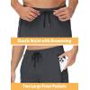imageTACVASEN Mens Casual Pants Lightweight Quick Dry Stretch Water Resistant Joggers with Pockets Hiking Athletic WorkoutDark Gray