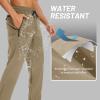 imageTACVASEN Mens Casual Pants Lightweight Quick Dry Stretch Water Resistant Joggers with Pockets Hiking Athletic WorkoutKhaki