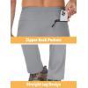 imageTACVASEN Mens Casual Pants Lightweight Quick Dry Stretch Water Resistant Joggers with Pockets Hiking Athletic WorkoutLight Grey