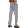 imageTACVASEN Mens Casual Pants Lightweight Quick Dry Stretch Water Resistant Joggers with Pockets Hiking Athletic WorkoutLight Grey