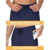 imageTACVASEN Mens Casual Pants Lightweight Quick Dry Stretch Water Resistant Joggers with Pockets Hiking Athletic WorkoutNavy