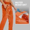 imageTACVASEN Mens Casual Pants Lightweight Quick Dry Stretch Water Resistant Joggers with Pockets Hiking Athletic WorkoutOrange