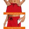 imageTACVASEN Mens Casual Pants Lightweight Quick Dry Stretch Water Resistant Joggers with Pockets Hiking Athletic WorkoutTomato Red