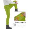 imageTACVASEN Mens Fleece Winter Pants Warm Sherpa Lined Sweatpants Heavyweight Thermal Lounge Athletic Track Jogger PantsAvocado Green