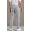 imageTACVASEN Mens Fleece Winter Pants Warm Sherpa Lined Sweatpants Heavyweight Thermal Lounge Athletic Track Jogger PantsGrey Blue Heather