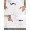 imageTACVASEN Mens Fleece Winter Pants Warm Sherpa Lined Sweatpants Heavyweight Thermal Lounge Athletic Track Jogger PantsWhite