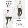 imageTACVASEN Mens Joggers Cotton Sweatpants with Pocket Lightweight Stretch Athletic Track Pants for Workout Casual RunningArmygreen