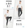 imageTACVASEN Mens Joggers Cotton Sweatpants with Pocket Lightweight Stretch Athletic Track Pants for Workout Casual RunningDark Grey