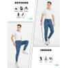 imageTACVASEN Mens Joggers Cotton Sweatpants with Pocket Lightweight Stretch Athletic Track Pants for Workout Casual RunningIndigoblue