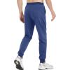 imageTACVASEN Mens Joggers Cotton Sweatpants with Pocket Lightweight Stretch Athletic Track Pants for Workout Casual RunningRoyalblue