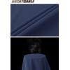 imageTACVASEN Mens Lightweight Hiking Pants Quick Dry Running Jogger Drawstring Sweatpants Zipper PocketsBlue