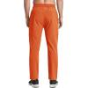 imageTACVASEN Mens Lightweight Hiking Pants Quick Dry Running Jogger Drawstring Sweatpants Zipper PocketsOrange