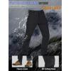 imageTACVASEN Mens Snow Pants Waterresistant Hiking Work Pants Fleece Lining Soft Shell Ski Snowboard PantsBlack