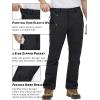 imageTACVASEN Mens Snow Pants Waterresistant Hiking Work Pants Fleece Lining Soft Shell Ski Snowboard PantsBlack