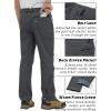 imageTACVASEN Mens Snow Pants Waterresistant Hiking Work Pants Fleece Lining Soft Shell Ski Snowboard PantsDark Grey