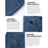 imageTACVASEN Mens Snow Ski Pants Windproof Snowboard Pants for Men Water Resistant Hiking Pants Fleece Lined Winter WorkingBlue Gray
