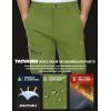 imageTACVASEN Mens Snow Ski Pants Windproof Snowboard Pants for Men Water Resistant Hiking Pants Fleece Lined Winter WorkingD Bright Green