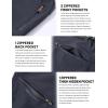 imageTACVASEN Mens Snow Ski Pants Windproof Snowboard Pants for Men Water Resistant Hiking Pants Fleece Lined Winter WorkingDark Gray